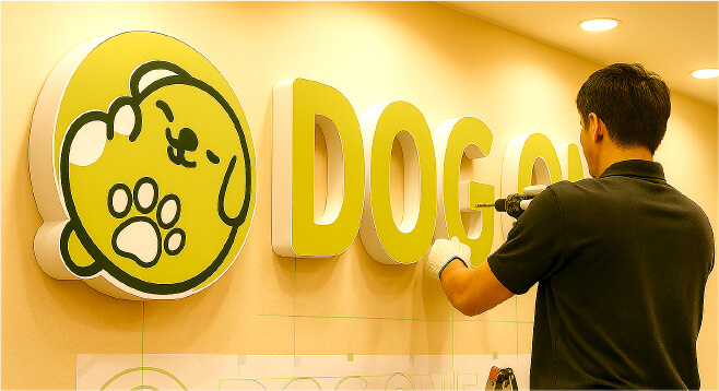 カルプ文字看板・施工事例08