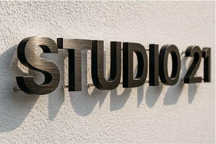 ステンレス切文字事例3