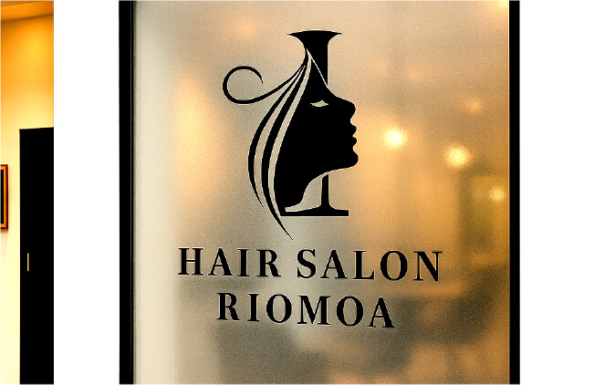 すりガラスシート×内貼り