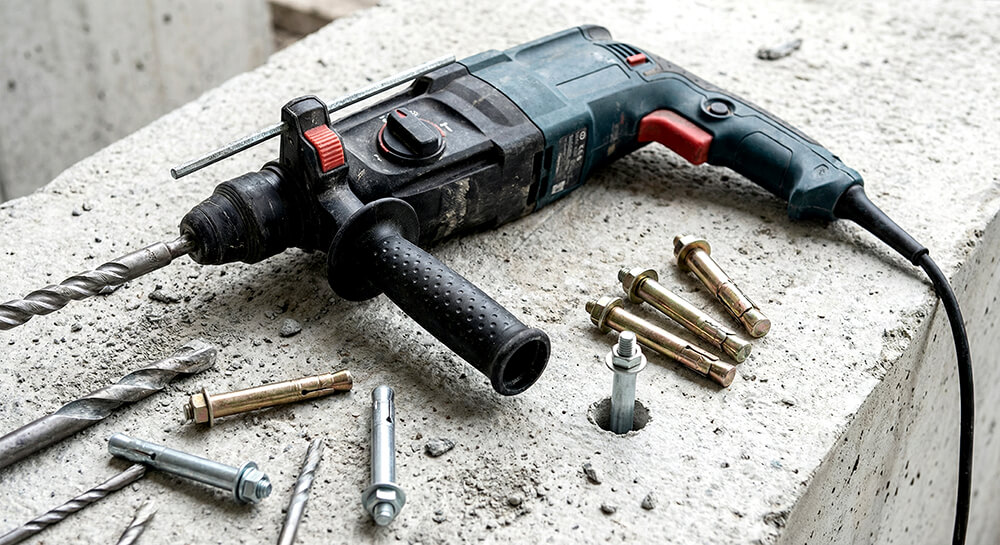 振動ドリル・アンカー